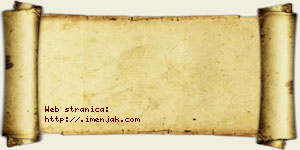 Bojana Bjelonić vizit kartica